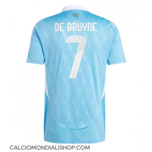 Maglie da calcio Belgio Kevin De Bruyne #7 Seconda Maglia Europei 2024 Manica Corta